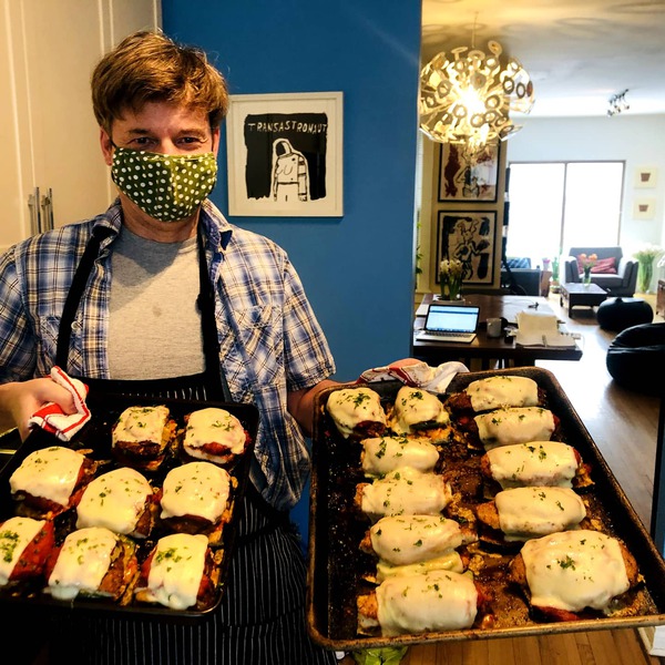 Randomly selected image of volunteers and/or meals