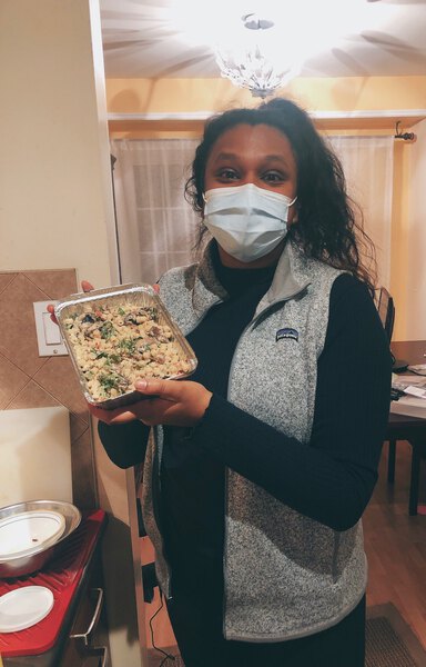 Randomly selected image of volunteers and/or meals