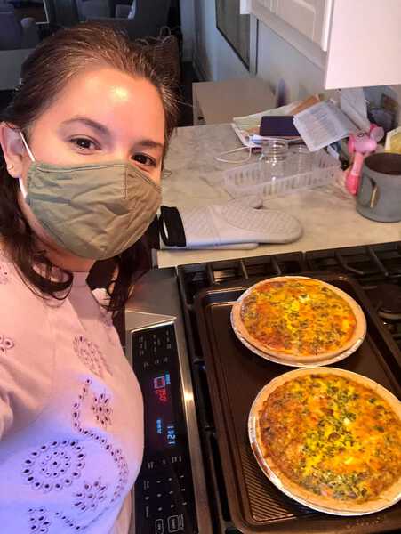 Randomly selected image of volunteers and/or meals