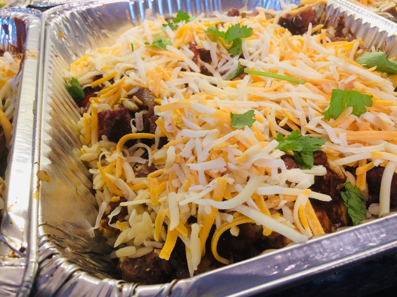 Randomly selected image of volunteers and/or meals