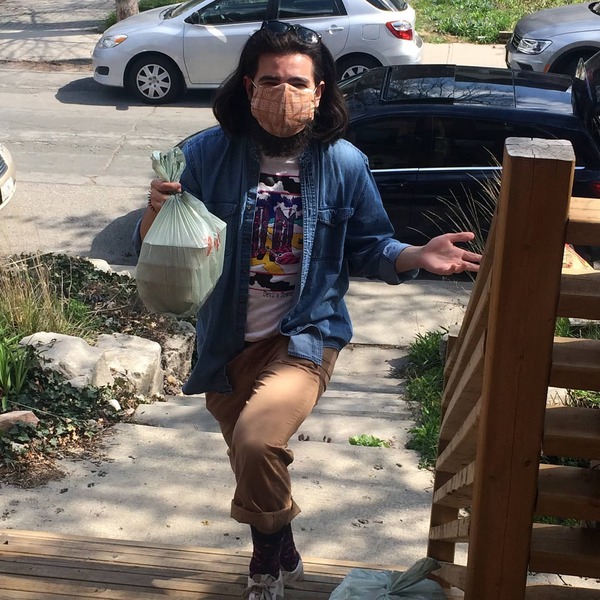 Randomly selected image of volunteers and/or meals