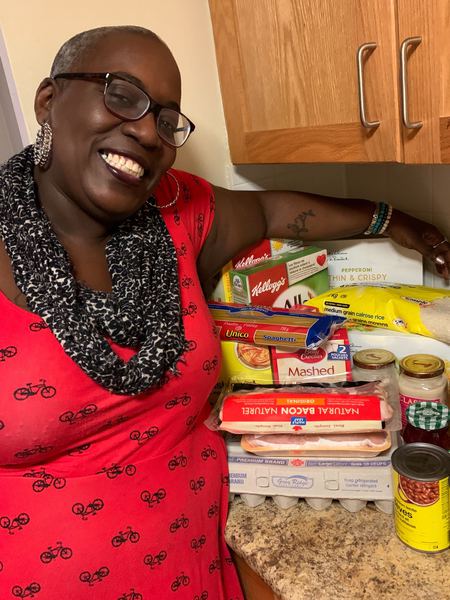 Randomly selected image of volunteers and/or meals